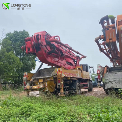 รถปั๊มคอนกรีต Zoomlion มือสอง 63m รีโมทคอนโทรลไร้สาย
