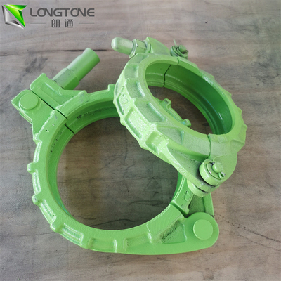 Dn125 5 นิ้ว Heavy Duty Hose Clamps เหล็กปลอมแปลงสำหรับปั๊มคอนกรีต