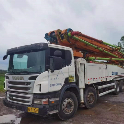 33T รถปั๊มคอนกรีตมือสอง, รถปั๊มปูนซีเมนต์ 37 เมตร ZLJ5293THB125-37