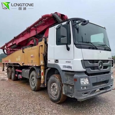 กำหนดเอง Iveco ผสมคอนกรีตปั๊มมือสอง120M³/H 550L