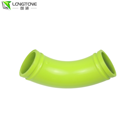 Bend Sany ชิ้นส่วนปั๊มคอนกรีต, Cast Twin Wall Elbow DN125 X R1000/500 X 45