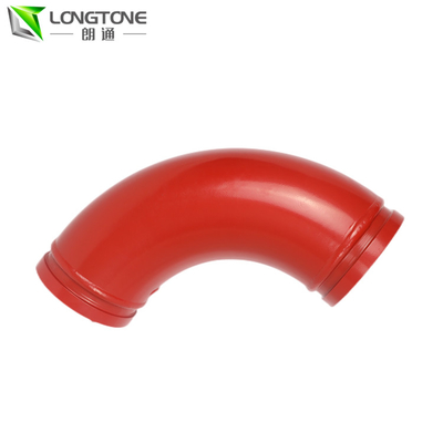 ท่อปั๊มคอนกรีตโค้ง Longtone DN125 * 90D ข้องอผนังคู่