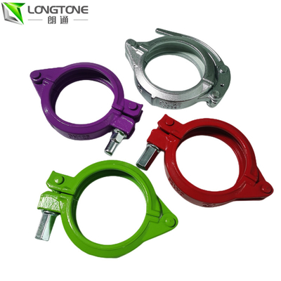 ชิ้นส่วนปั๊มคอนกรีต Schwing ขนาด 5.5 นิ้ว Quick Release Clamps ท่อ