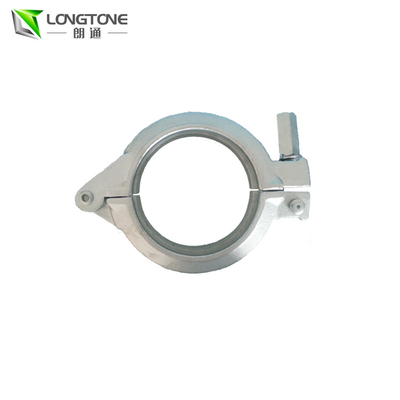 ชิ้นส่วนเครื่องผสมคอนกรีต OEM จิตรกรรมหล่อ， แคลมป์สแน็ปท่อแรงดันต่ำ