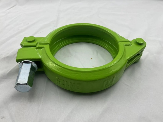 รถบรรทุกติดปั๊มคอนกรีต อะไหล่รถบรรทุก Carbon Steel 5 Inch Pipe Clamp
