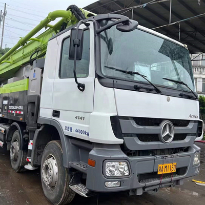 ไฮดรอลิก Zoomlion ปั๊มคอนกรีตมือสองดีเซล 400L 49m