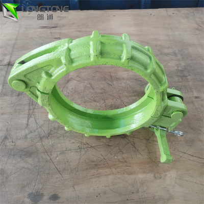 5Inch Snap Concrete Pump Clamps สวมทน Dn125 Hose Clamp Coupling