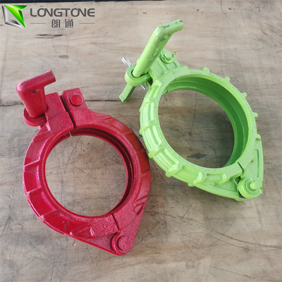 DN100 4in Forged steel ปั๊มคอนกรีต แคลมป์ Snap การรับรอง CE