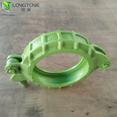 แคลมป์ปั๊มคอนกรีต 6 นิ้วแนวตั้ง Snap Dn180 Bolt Pipe Clamp