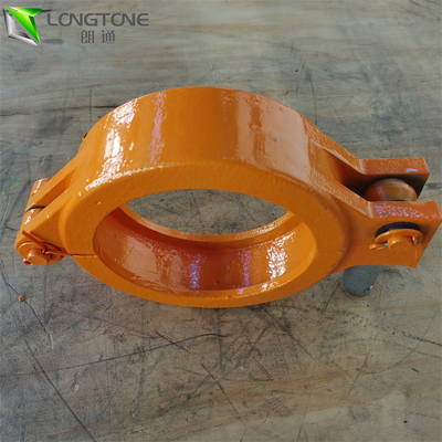 Dn125 Snap Mounting Concrete Pump แคลมป์สกรู Coupling สำหรับข้อต่อท่อ