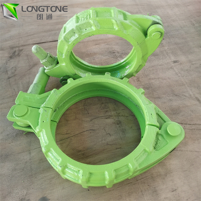Dn125 5 นิ้ว Heavy Duty Hose Clamps เหล็กปลอมแปลงสำหรับปั๊มคอนกรีต