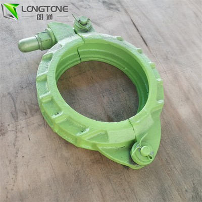 Dn125 5 นิ้ว Heavy Duty Hose Clamps เหล็กปลอมแปลงสำหรับปั๊มคอนกรีต