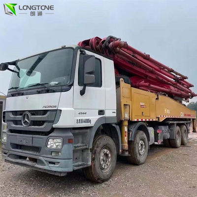กำหนดเอง Iveco ผสมคอนกรีตปั๊มมือสอง120M³/H 550L