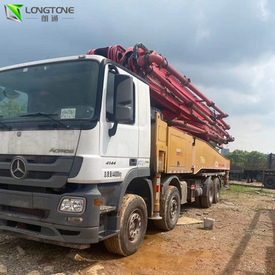 กำหนดเอง Iveco ผสมคอนกรีตปั๊มมือสอง120M³/H 550L