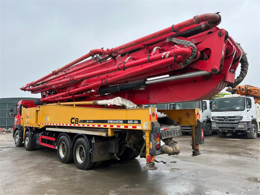 39M Truck Mounted Concrete Boom Pump ของรถปั๊มคอนกรีตไฮดรอลิค