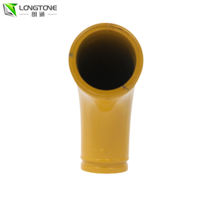 OEM Schwing ชิ้นส่วนปั๊มคอนกรีต 45 องศาข้อศอกเหล็กปลอม