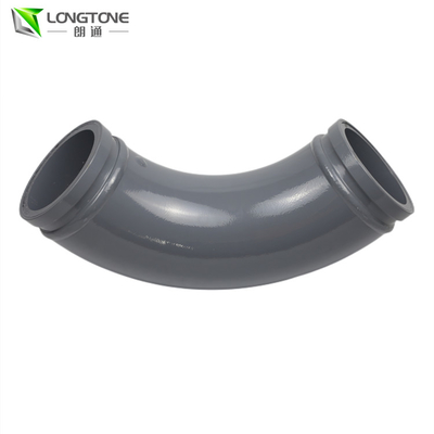DN125 Schwing ชิ้นส่วนปั๊มคอนกรีตท่อข้อศอกเชื่อมโค้ง