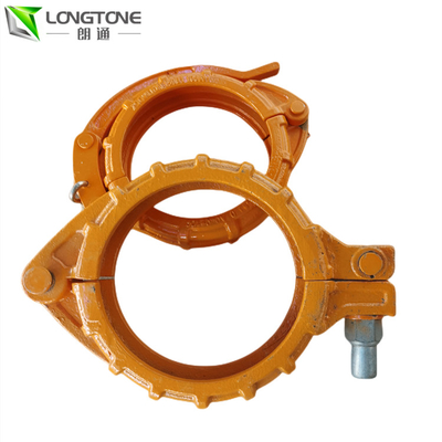 พรีซิชั่นหล่อคอนกรีตปั๊มฟิตติ้งท่อแคลมป์คัปปลิ้งสำหรับ Bolt Clamp
