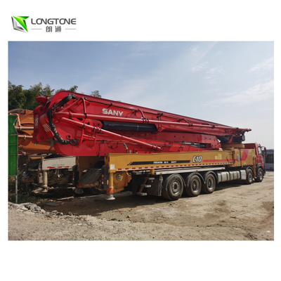 เยอรมนีผลิตรถปั๊มคอนกรีตใช้แล้ว Putzmeister ยาว 56 ม. พร้อมแชสซีเบนซ์