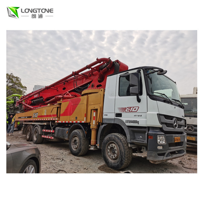 Putzmeister 46M ใช้ปั๊มคอนกรีตสำหรับรถบรรทุกอีซูซุ