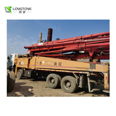 Putzmeister ปั๊มคอนกรีตติดรถบรรทุก 52m 4 เพลา
