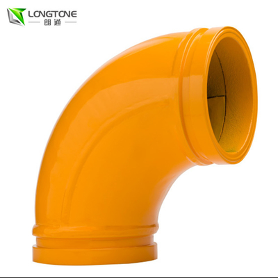 DN125 DN150 ข้องอท่อคอนกรีตลดน้ำหนักสีแดงสีขาวสีเหลือง