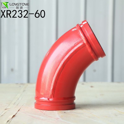 DN125 DN150 ข้องอท่อคอนกรีตลดน้ำหนักสีแดงสีขาวสีเหลือง