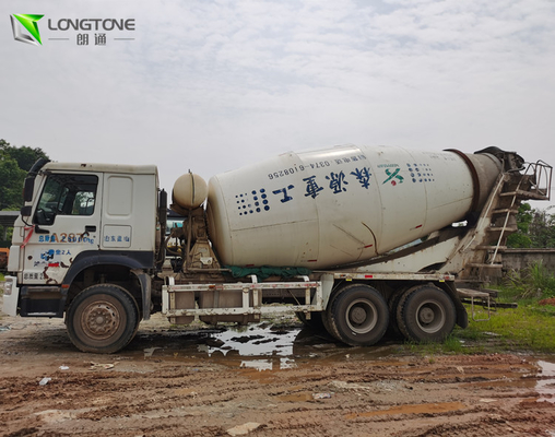 T-Shape Blade รถผสมมือสอง 10 M3 รถบรรทุกถังผสม 8500KG