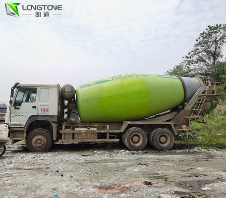 T-Shape Blade รถผสมมือสอง 10 M3 รถบรรทุกถังผสม 8500KG