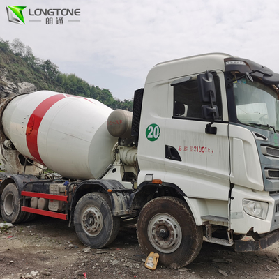 T-Shape Blade รถผสมมือสอง 10 M3 รถบรรทุกถังผสม 8500KG