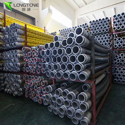 ชิ้นส่วนปั๊มคอนกรีตนำไฟฟ้า 64 มม. ท่อปล่อยปูนปลาสเตอร์ยางท่อพ่นทราย