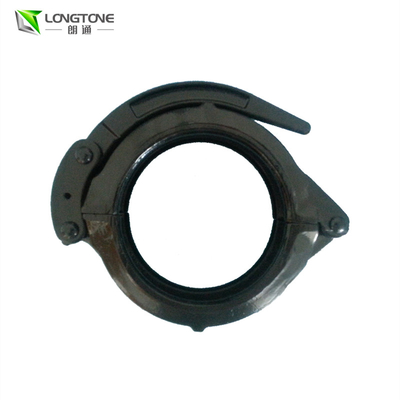 DN125 Forged Casting Zoomlion ชิ้นส่วนปั๊มคอนกรีต Coupling Clamps Snap
