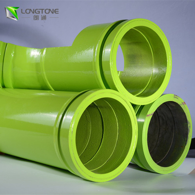 125BX3m Zoomlion ชิ้นส่วนปั๊มคอนกรีตท่อข้อศอก Q235A HRC 63-66