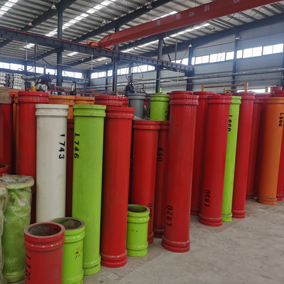 125BX3m Zoomlion ชิ้นส่วนปั๊มคอนกรีตท่อข้อศอก Q235A HRC 63-66